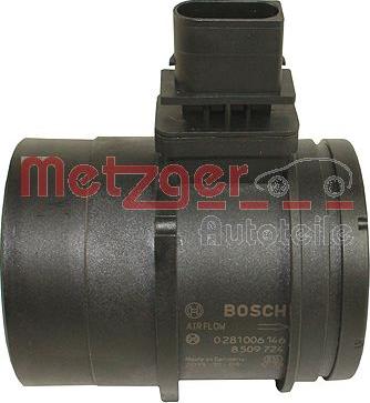 Metzger 0890287 - Débitmètre de masse d'air cwaw.fr