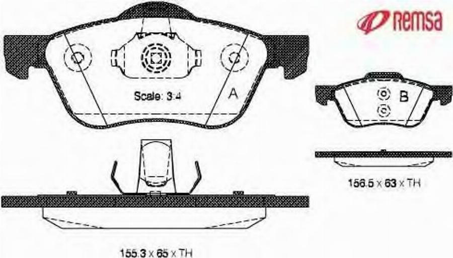 Metzger 084400 - Kit de plaquettes de frein, frein à disque cwaw.fr