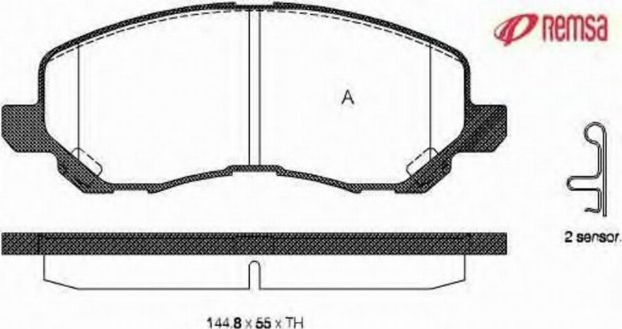 Metzger 0804.12 - Kit de plaquettes de frein, frein à disque cwaw.fr