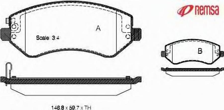 Metzger 080702 - Kit de plaquettes de frein, frein à disque cwaw.fr