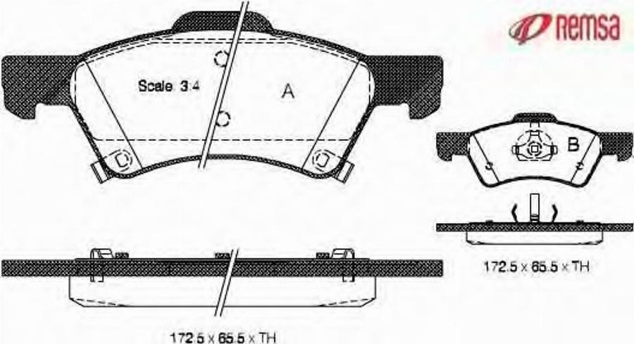 Metzger 081002 - Kit de plaquettes de frein, frein à disque cwaw.fr