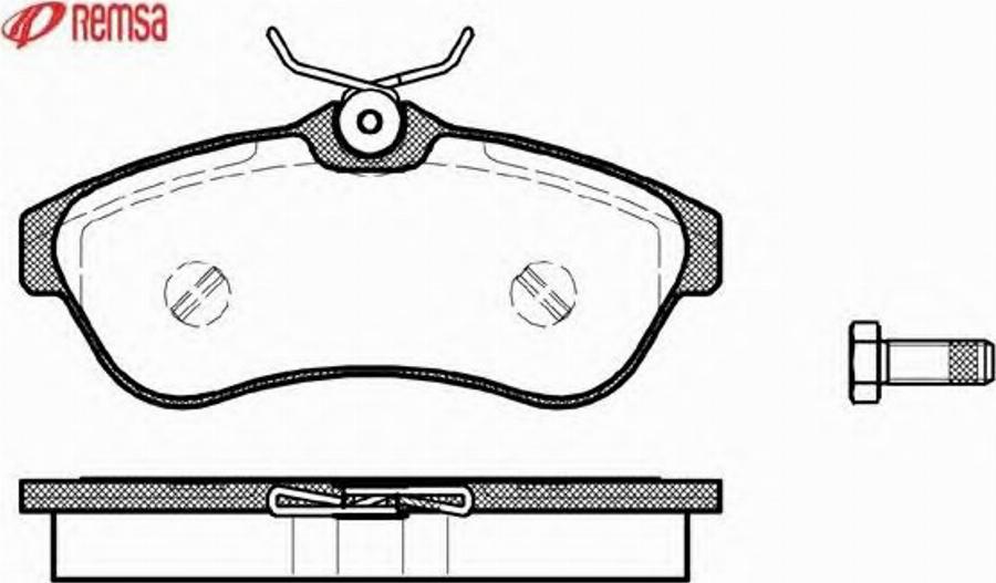 Metzger 088000 - Kit de plaquettes de frein, frein à disque cwaw.fr