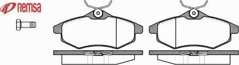 Metzger 088100 - Kit de plaquettes de frein, frein à disque cwaw.fr