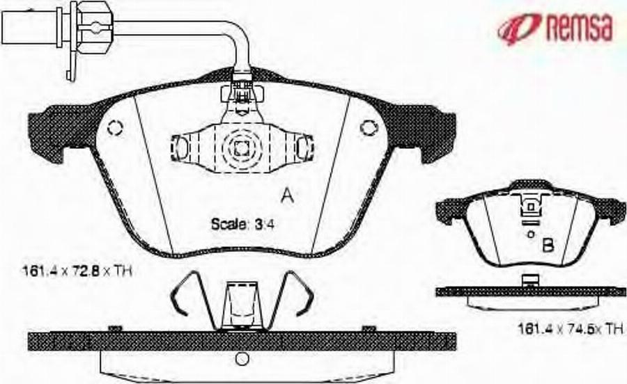 Metzger 083602 - Kit de plaquettes de frein, frein à disque cwaw.fr