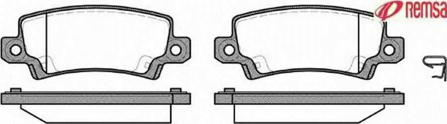 Metzger 087402 - Kit de plaquettes de frein, frein à disque cwaw.fr