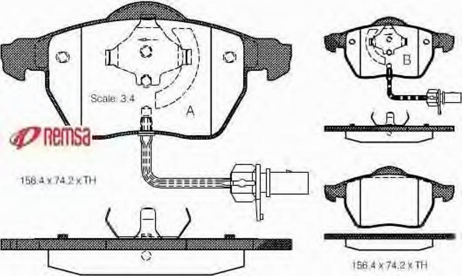 Metzger 0390.52 - Kit de plaquettes de frein, frein à disque cwaw.fr