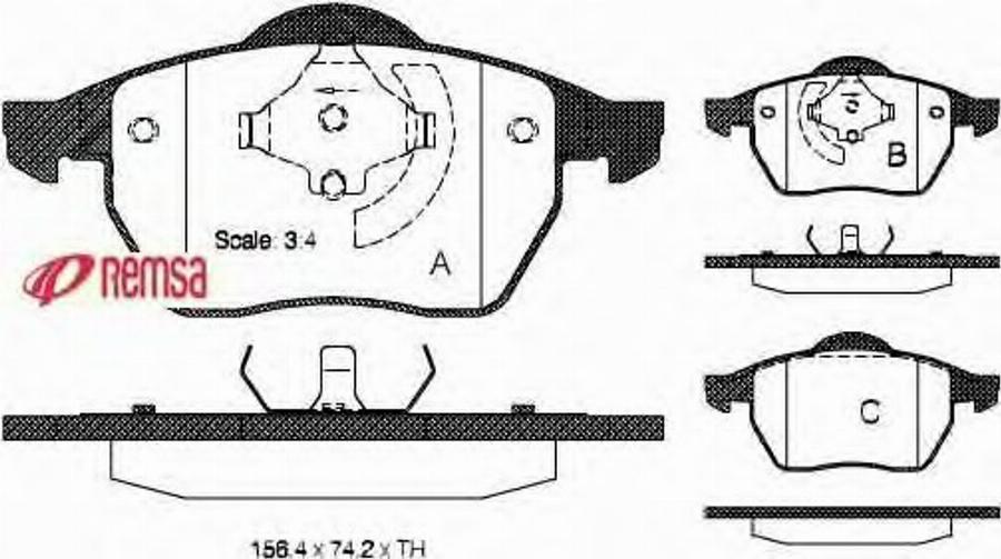 Metzger 0390.01 - Kit de plaquettes de frein, frein à disque cwaw.fr