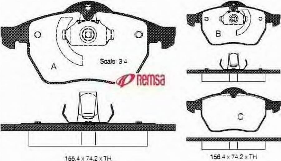 Metzger 039010 - Kit de plaquettes de frein, frein à disque cwaw.fr