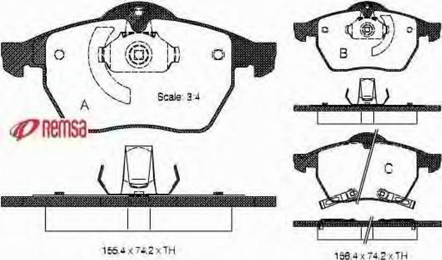 Metzger 039032 - Kit de plaquettes de frein, frein à disque cwaw.fr