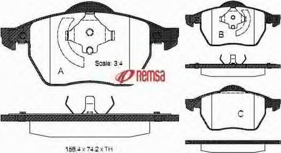 Metzger 0390.20 - Kit de plaquettes de frein, frein à disque cwaw.fr