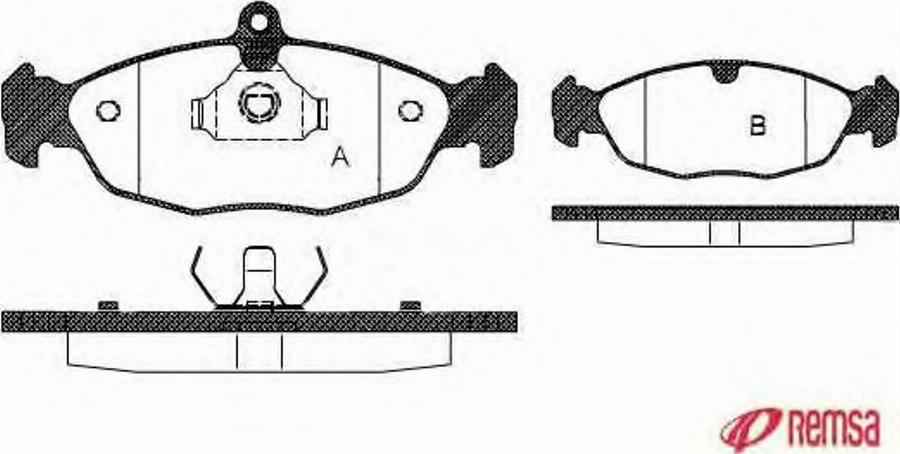 Metzger 039300 - Kit de plaquettes de frein, frein à disque cwaw.fr