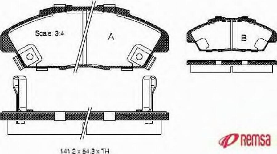 Metzger 034102 - Kit de plaquettes de frein, frein à disque cwaw.fr