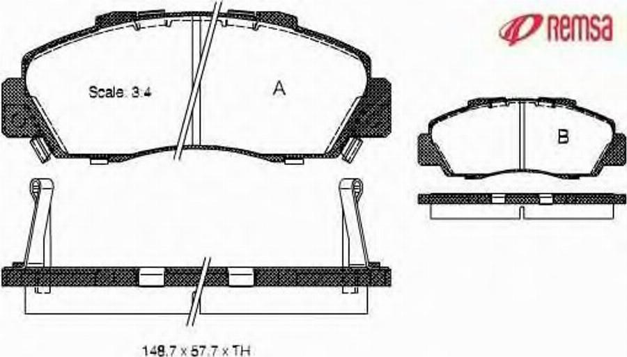 Metzger 035102 - Kit de plaquettes de frein, frein à disque cwaw.fr