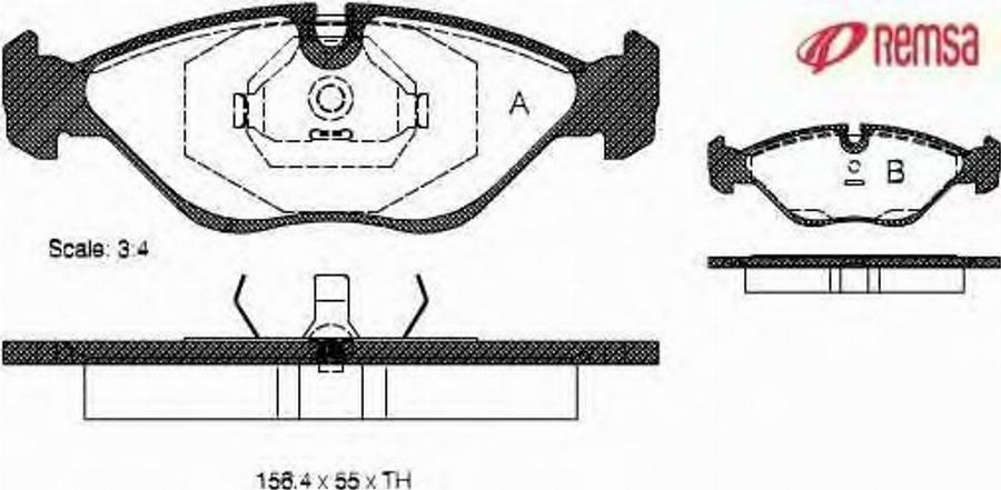 Metzger 031900 - Kit de plaquettes de frein, frein à disque cwaw.fr