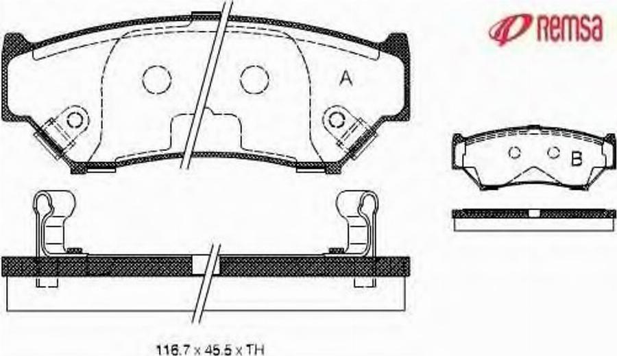 Metzger 038912 - Kit de plaquettes de frein, frein à disque cwaw.fr