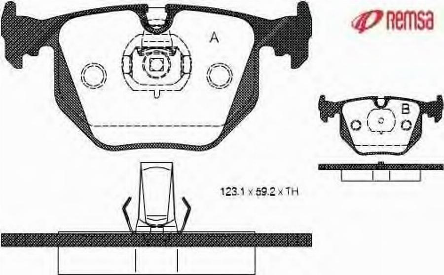 Metzger 038120 - Kit de plaquettes de frein, frein à disque cwaw.fr