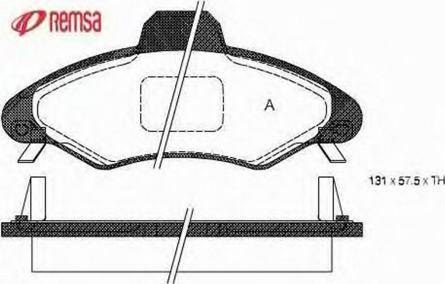 Metzger 033104 - Kit de plaquettes de frein, frein à disque cwaw.fr