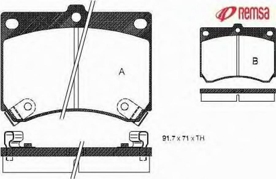 Metzger 033302 - Kit de plaquettes de frein, frein à disque cwaw.fr