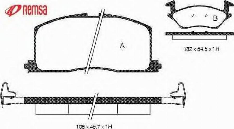 Metzger 033202 - Kit de plaquettes de frein, frein à disque cwaw.fr