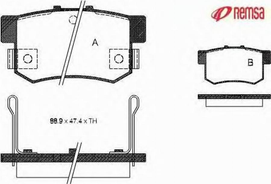 Metzger 032502 - Kit de plaquettes de frein, frein à disque cwaw.fr