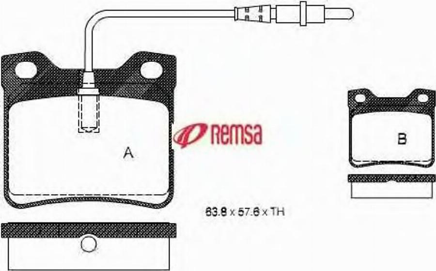 Metzger 032102 - Kit de plaquettes de frein, frein à disque cwaw.fr