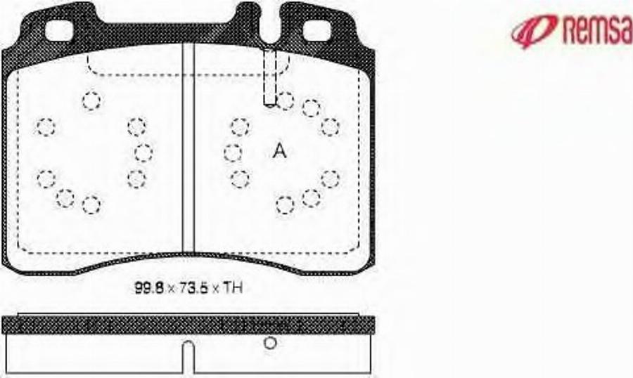 Metzger 037900 - Kit de plaquettes de frein, frein à disque cwaw.fr