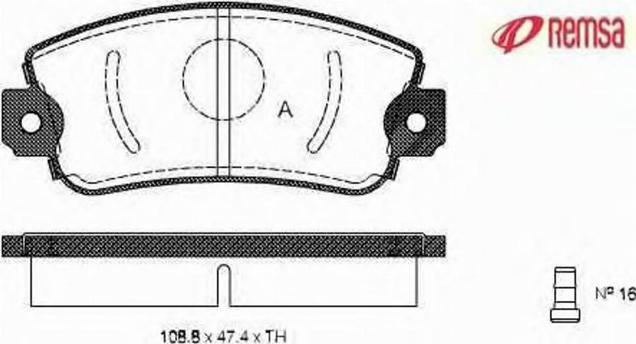 Metzger 037202 - Kit de plaquettes de frein, frein à disque cwaw.fr