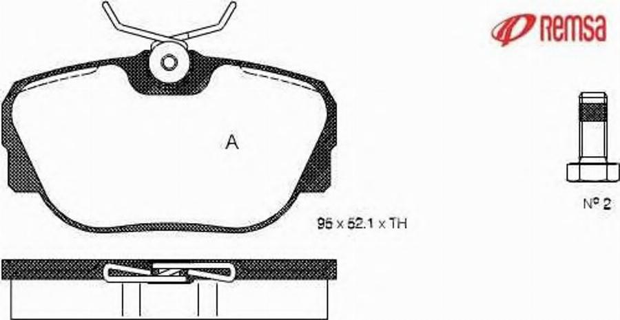 Metzger 029600 - Kit de plaquettes de frein, frein à disque cwaw.fr