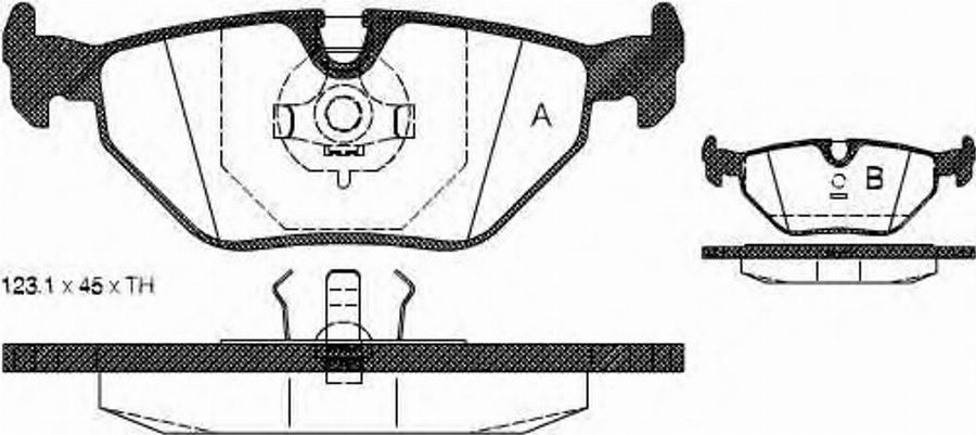 Metzger 026500 - Kit de plaquettes de frein, frein à disque cwaw.fr