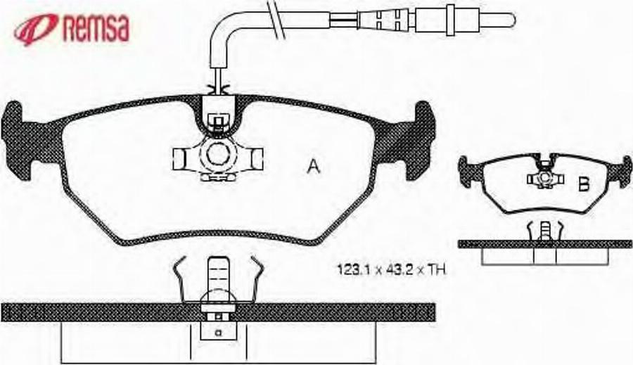 Metzger 026532 - Kit de plaquettes de frein, frein à disque cwaw.fr