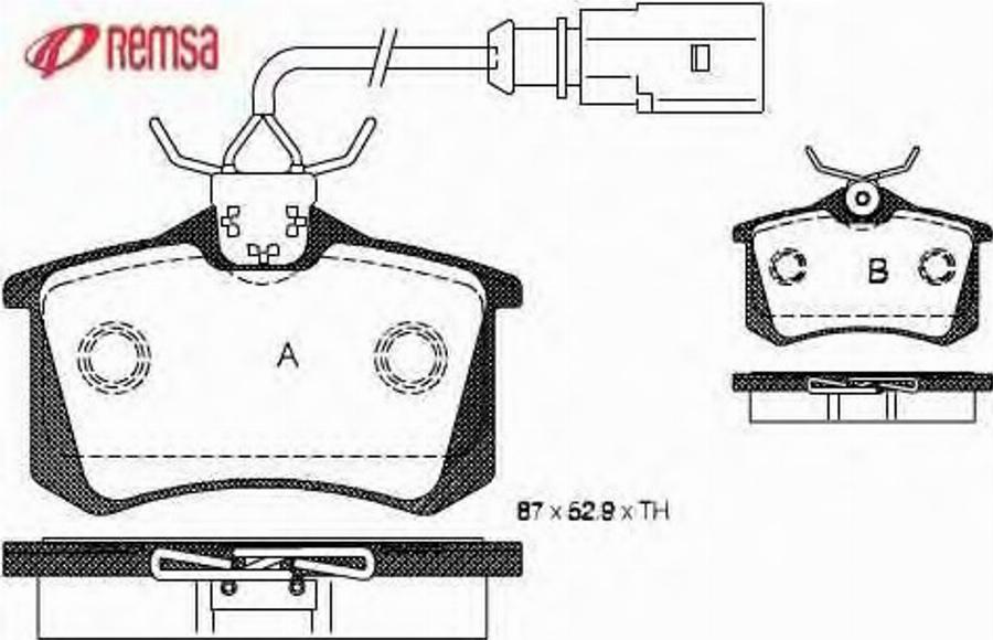 Metzger 0263.51 - Kit de plaquettes de frein, frein à disque cwaw.fr