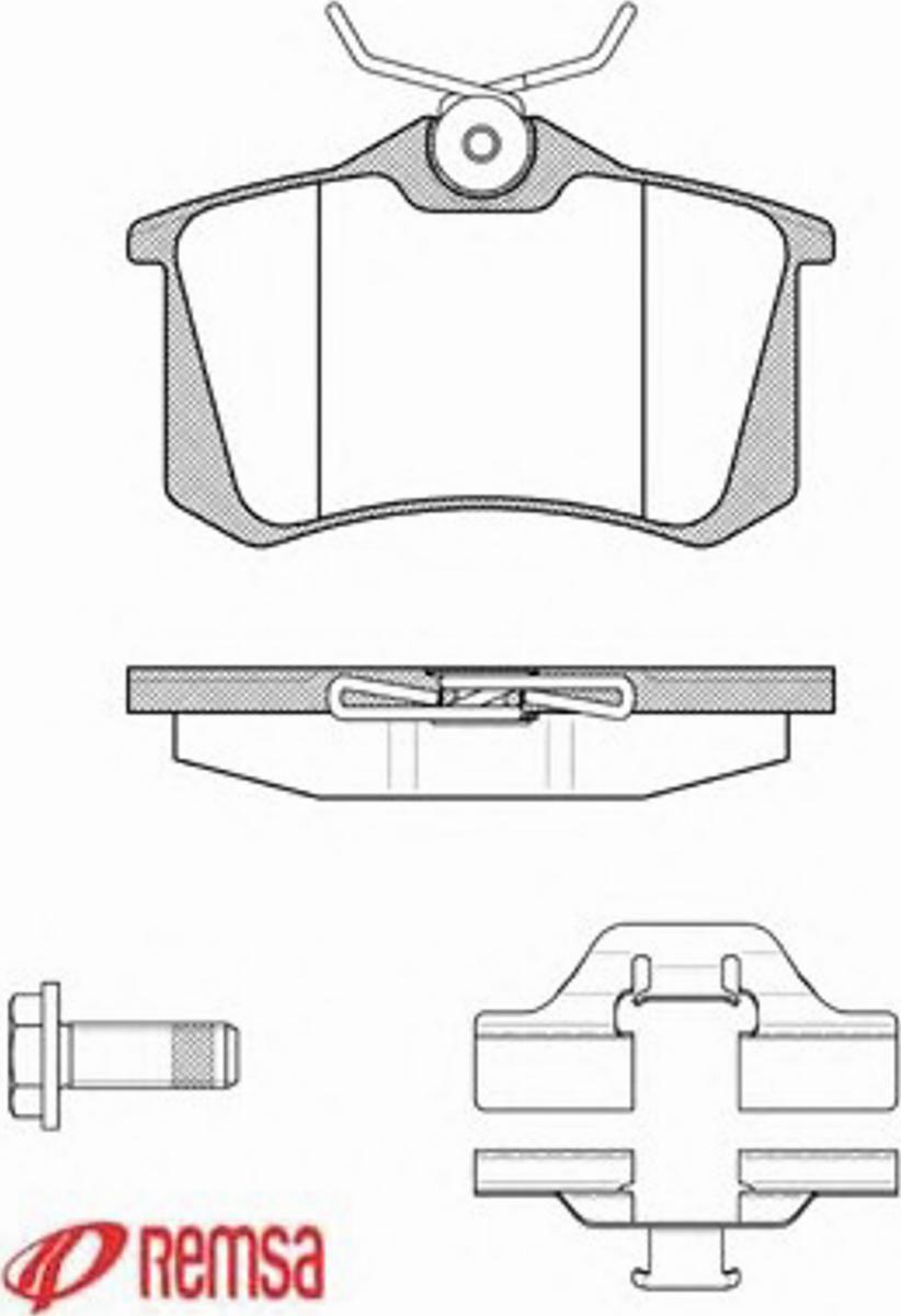 Metzger 026303 - Kit de plaquettes de frein, frein à disque cwaw.fr