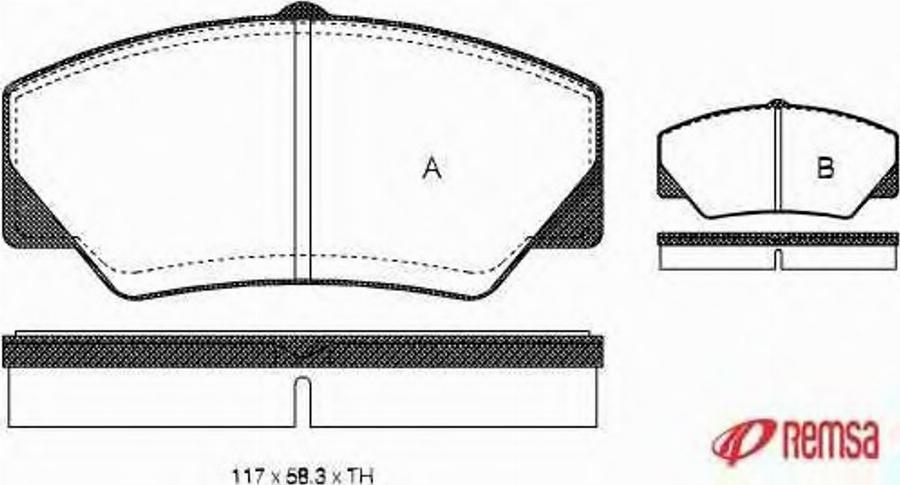 Metzger 020600 - Kit de plaquettes de frein, frein à disque cwaw.fr