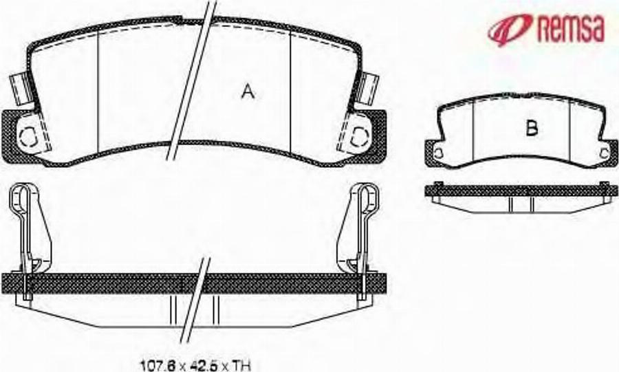 Metzger 021422 - Kit de plaquettes de frein, frein à disque cwaw.fr