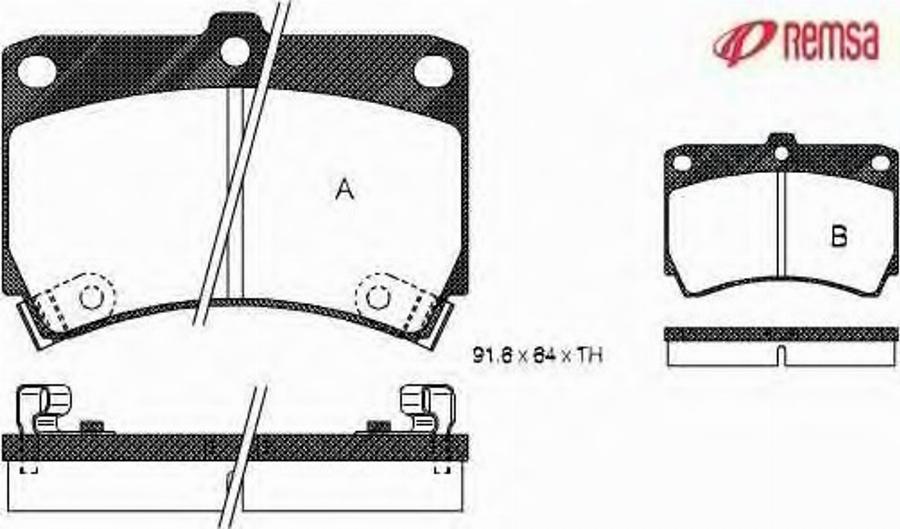 Metzger 021212 - Kit de plaquettes de frein, frein à disque cwaw.fr