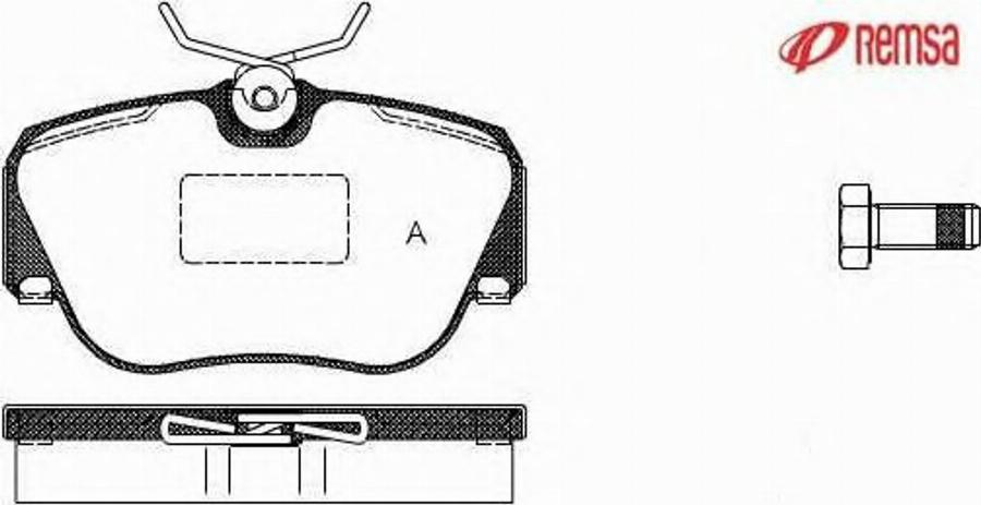 Metzger 028400 - Kit de plaquettes de frein, frein à disque cwaw.fr