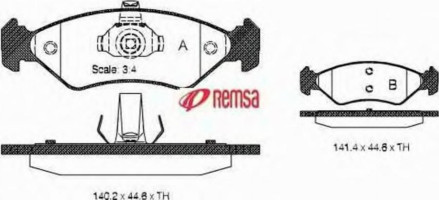 Metzger 028530 - Kit de plaquettes de frein, frein à disque cwaw.fr