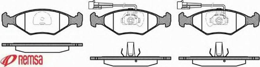 Metzger 028132 - Kit de plaquettes de frein, frein à disque cwaw.fr