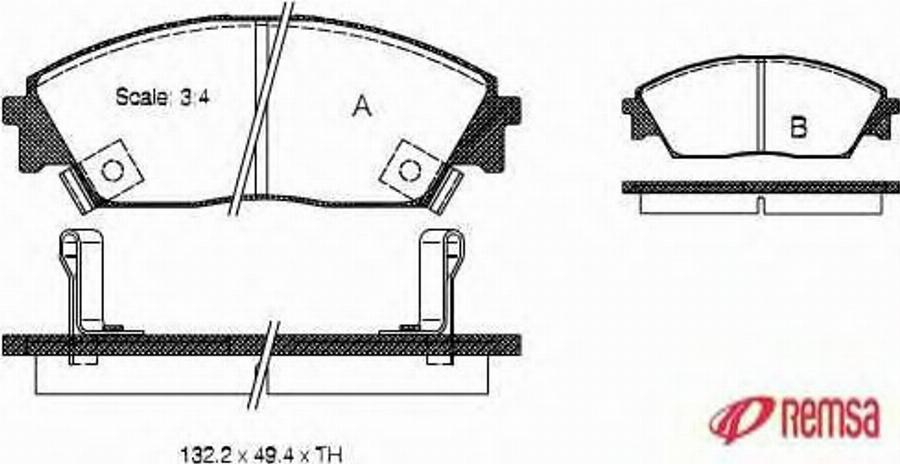 Metzger 022902 - Kit de plaquettes de frein, frein à disque cwaw.fr