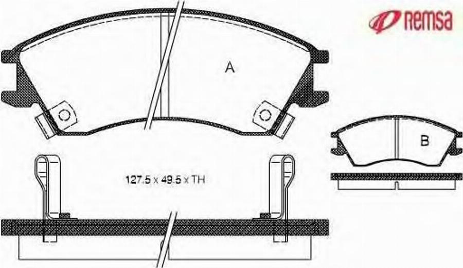 Metzger 022402 - Kit de plaquettes de frein, frein à disque cwaw.fr