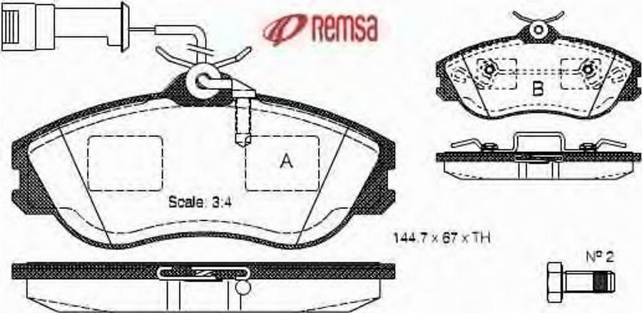 Metzger 027622 - Kit de plaquettes de frein, frein à disque cwaw.fr