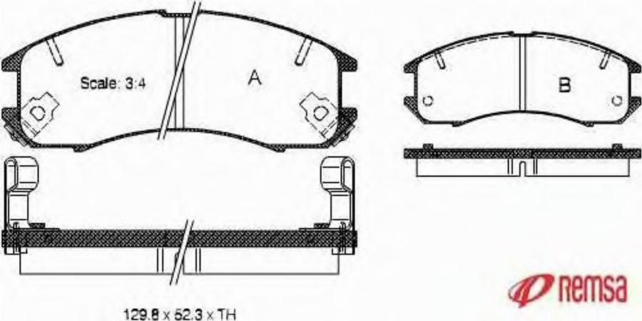 Metzger 027302 - Kit de plaquettes de frein, frein à disque cwaw.fr