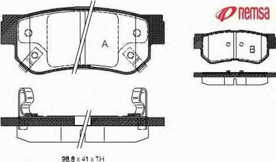 Metzger 0746.02 - Kit de plaquettes de frein, frein à disque cwaw.fr