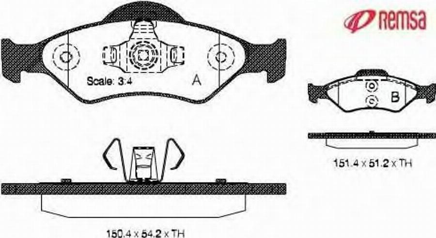 Metzger 0765.00 - Kit de plaquettes de frein, frein à disque cwaw.fr