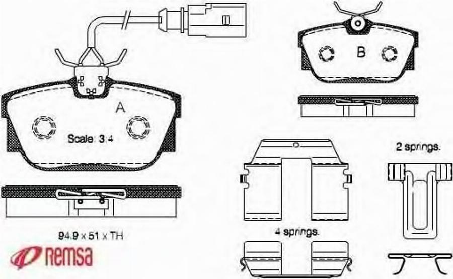 Metzger 076712 - Kit de plaquettes de frein, frein à disque cwaw.fr