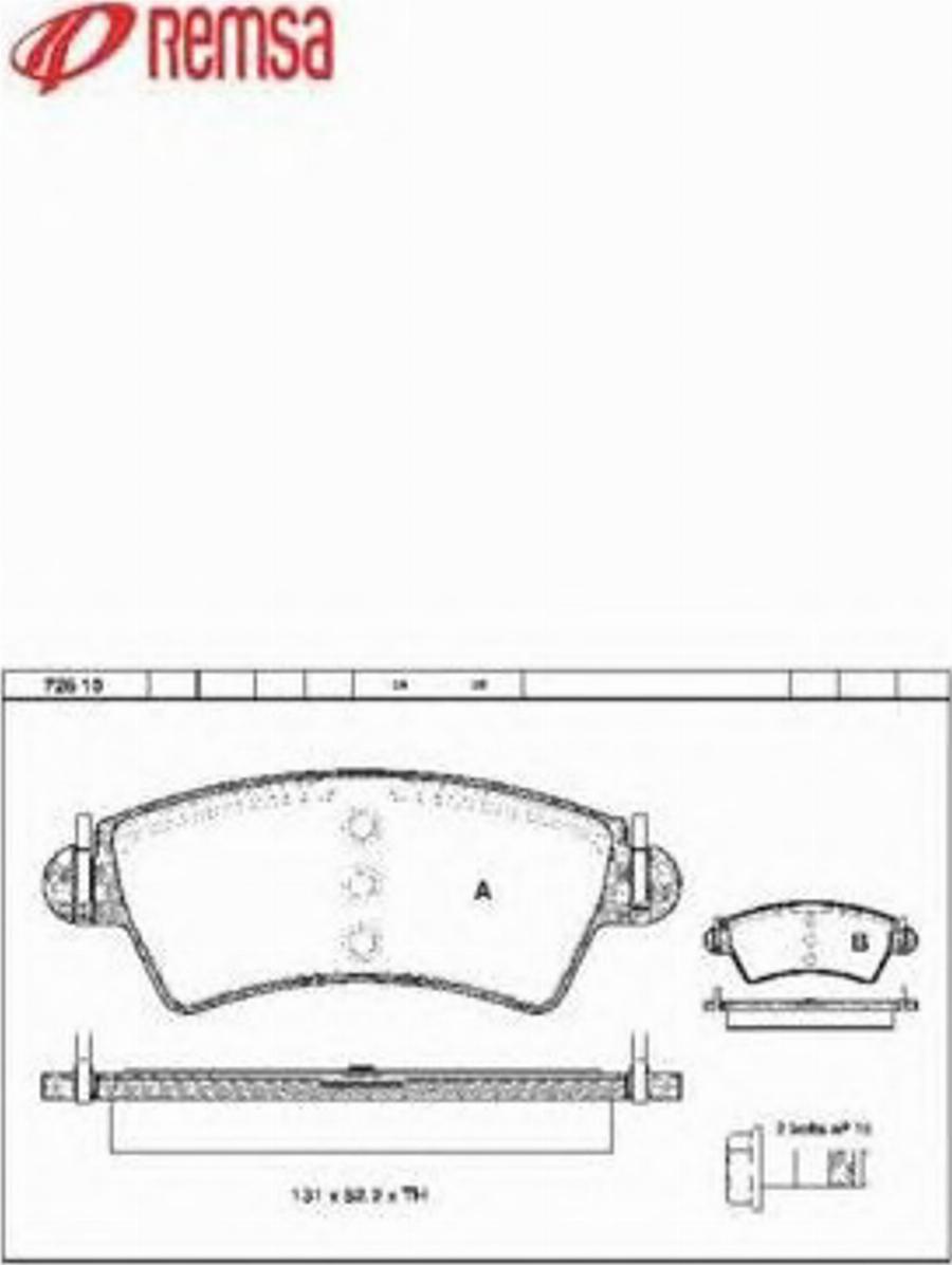 Metzger 072610 - Kit de plaquettes de frein, frein à disque cwaw.fr