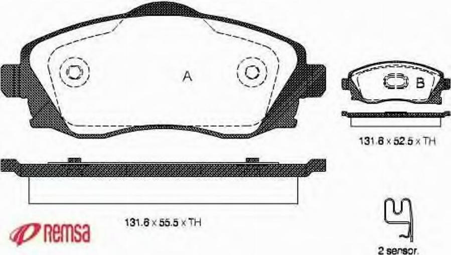 Metzger 077402 - Kit de plaquettes de frein, frein à disque cwaw.fr