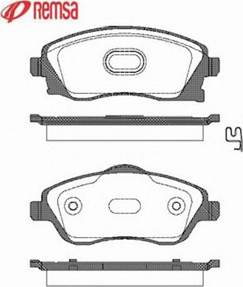 Metzger 077412 - Kit de plaquettes de frein, frein à disque cwaw.fr