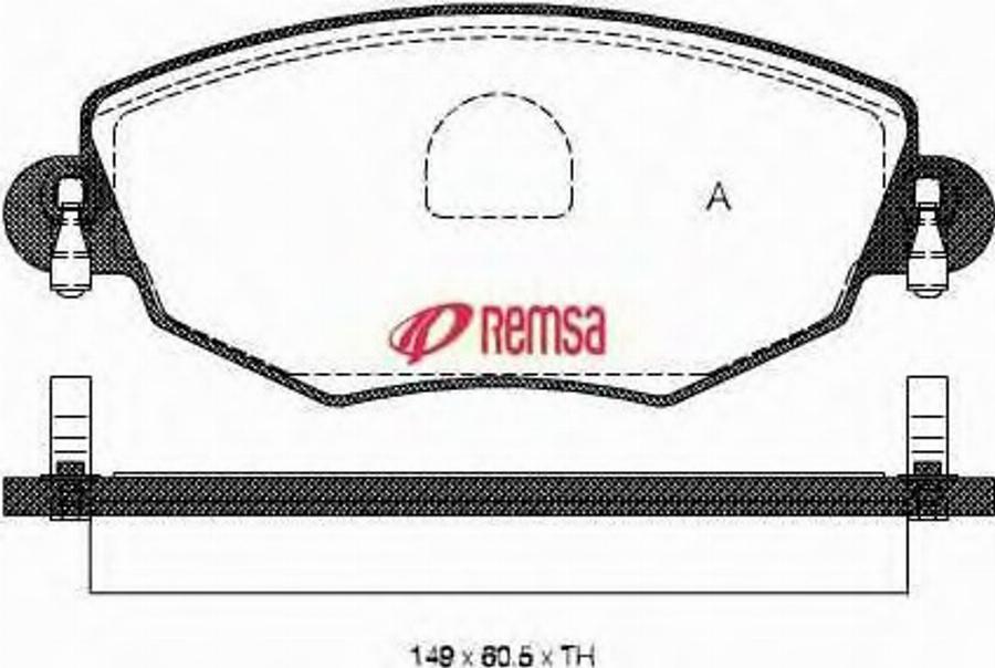 Metzger 077600 - Kit de plaquettes de frein, frein à disque cwaw.fr