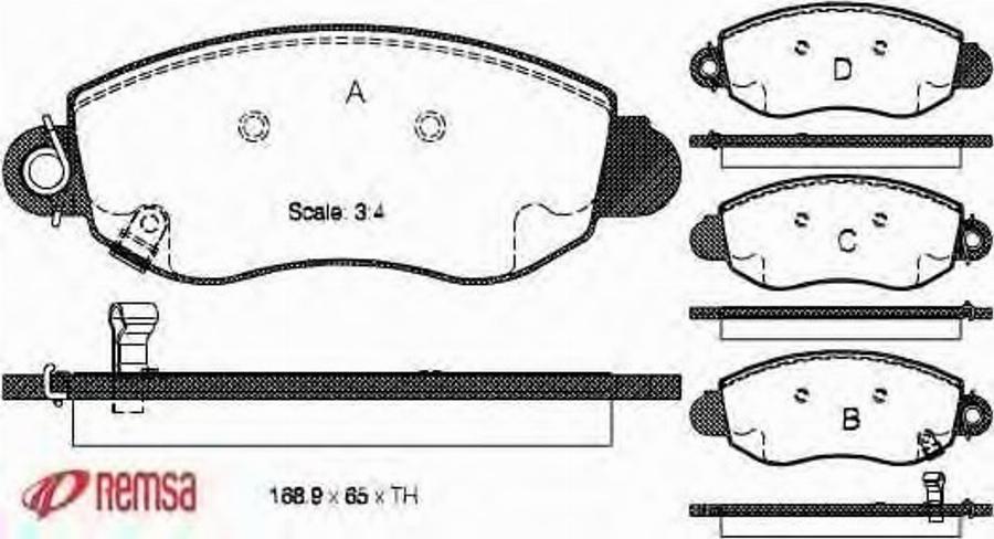 Metzger 0772.02 - Kit de plaquettes de frein, frein à disque cwaw.fr